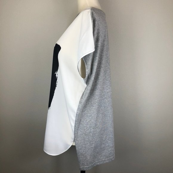 Mind Bridge Oversized Graphic Text Tee - Picture 3 of 7